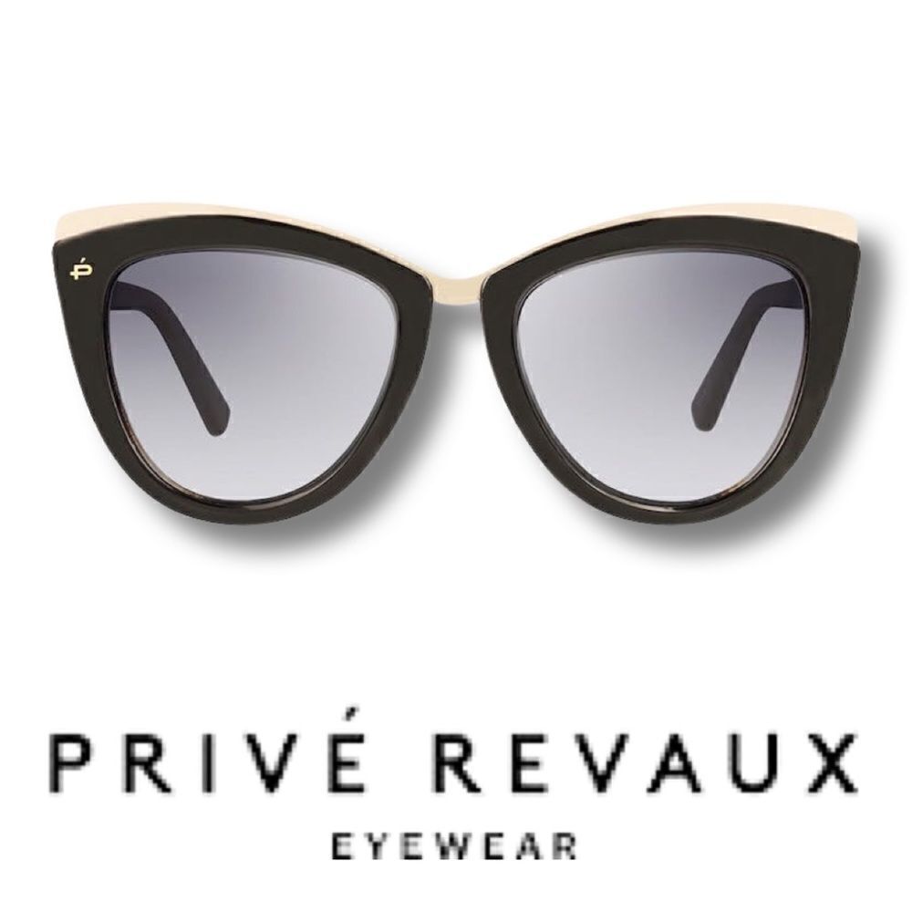 Privé Revaux THE JULIET SUNGLASSES Caviar Black